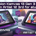Huion Kamvas 13 Gen 3 or XP-Pen Artist 12 3rd for students